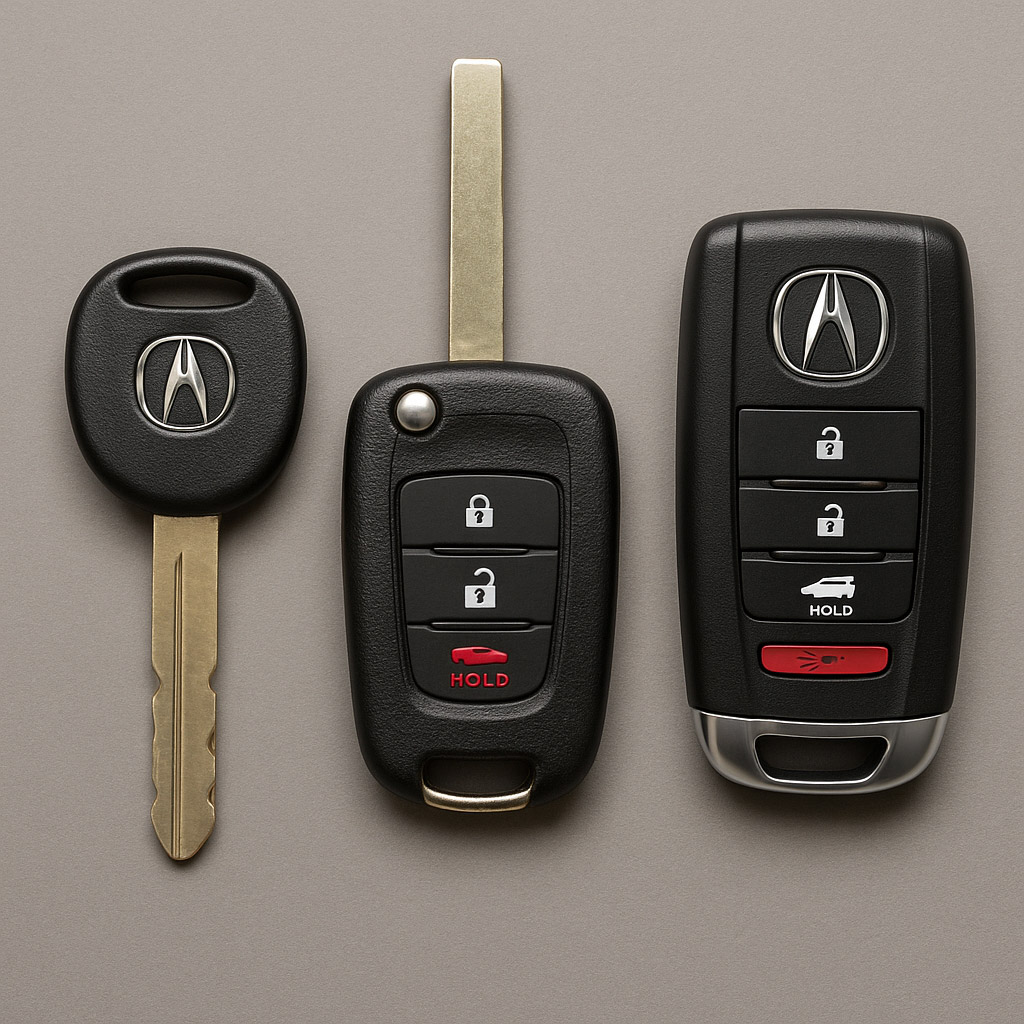 acura keys | Local Locksmith PCB Acura keys across generations — Local Locksmith PCB”