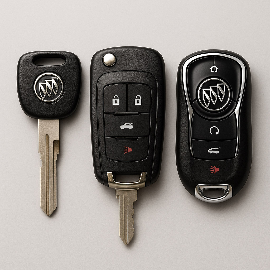 buick keys | Local Locksmith PCB Buick keys across generations — Local Locksmith PCB