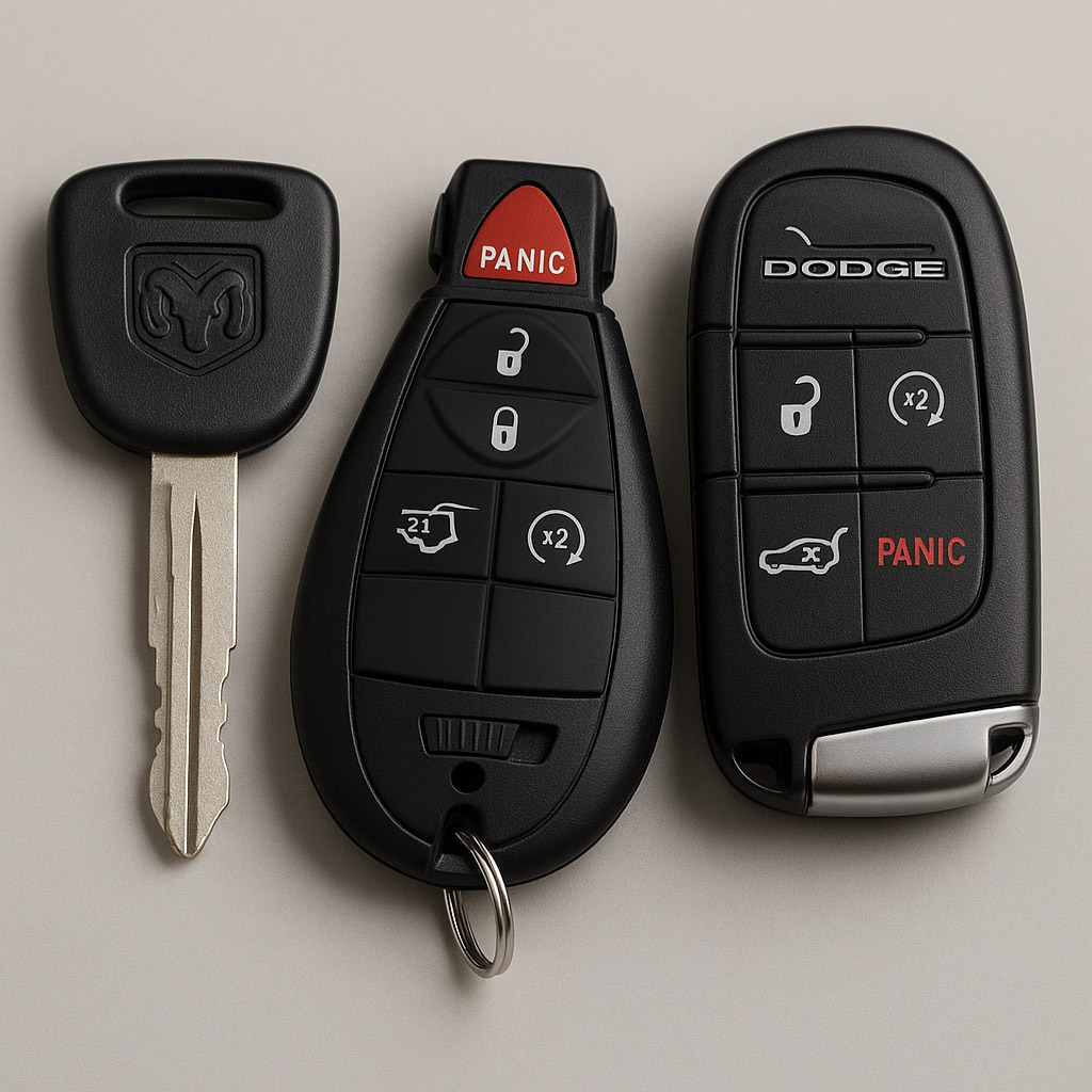 dodge keys | Local Locksmith PCB Dodge keys across generations — Local Locksmith PCB