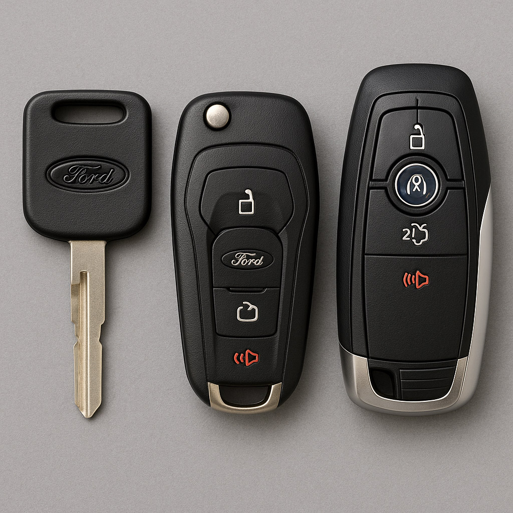 ford keys | Local Locksmith PCB Ford keys across generations — Local Locksmith PCB