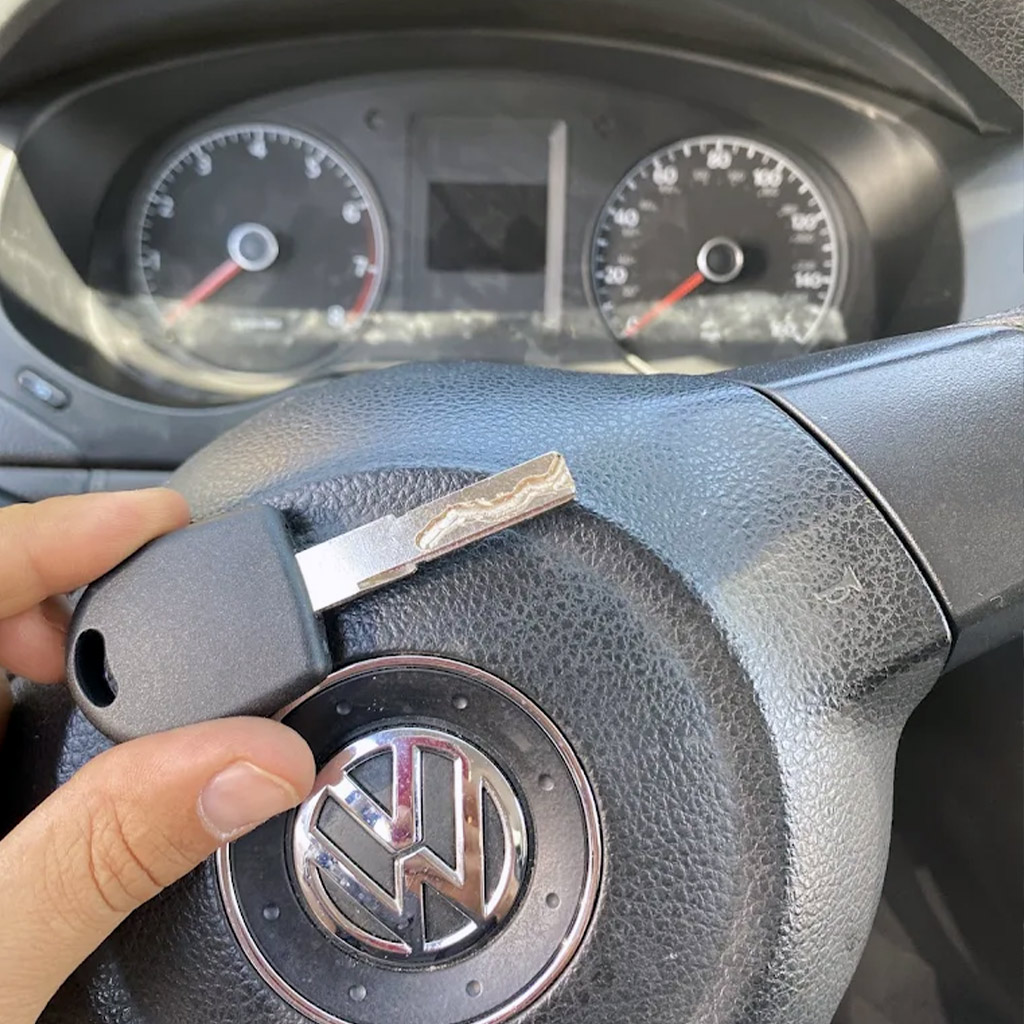Volkswagen car key replacement in Panama City Beach performed by professional automotive locksmith